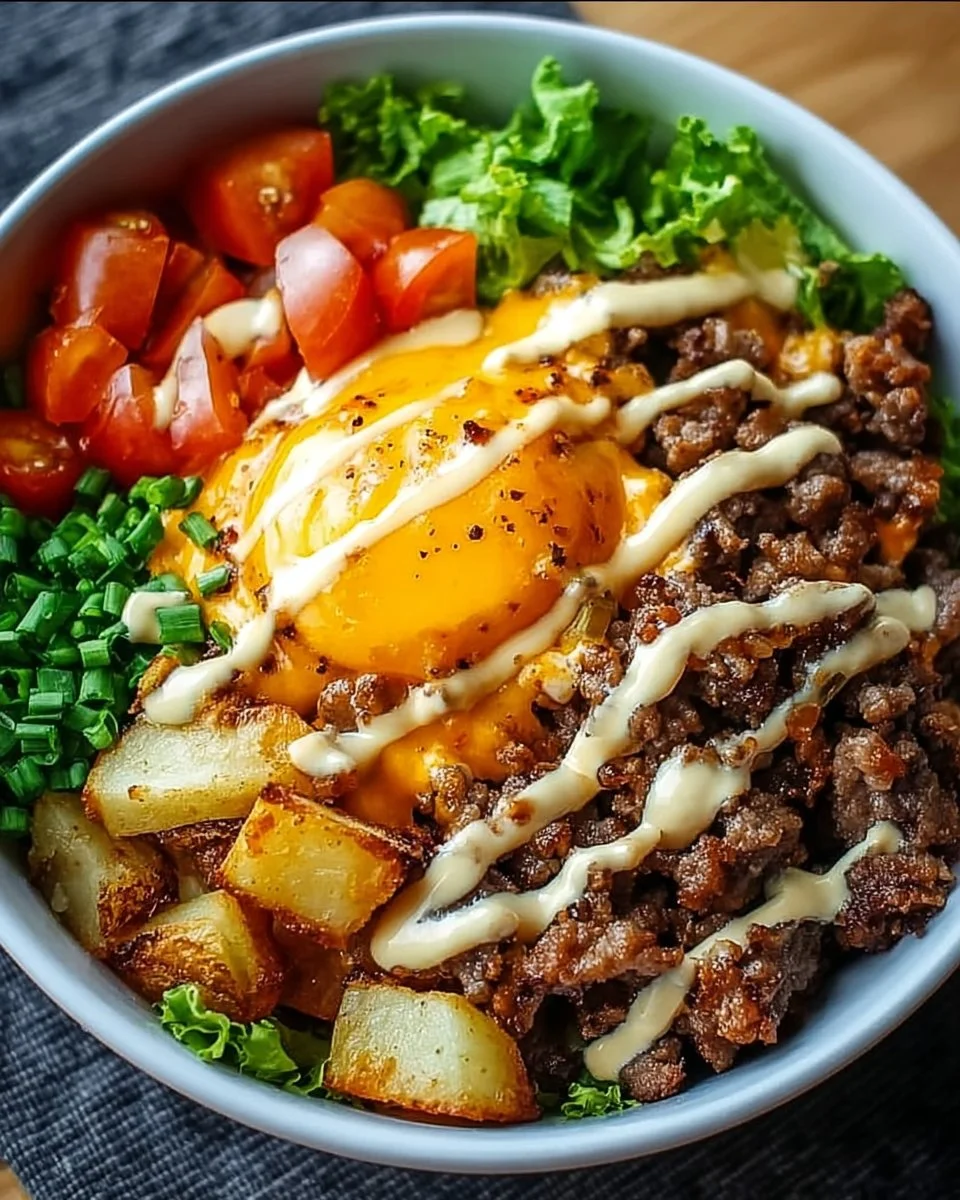 The Best Smash Burger Bowl