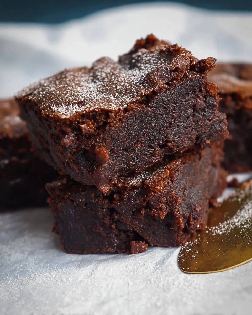 3 Ingredient Brownies with Banana