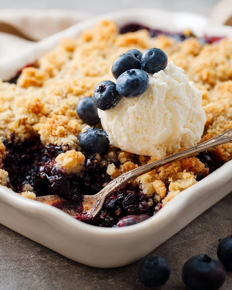 Amazing Blueberry Crisp