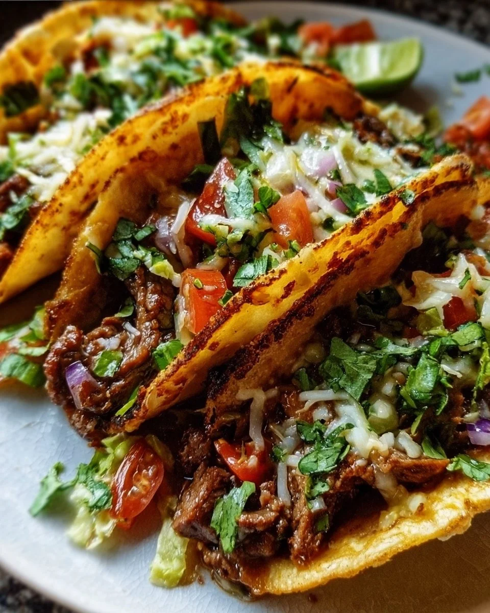 Beef and Vegetable Tacos