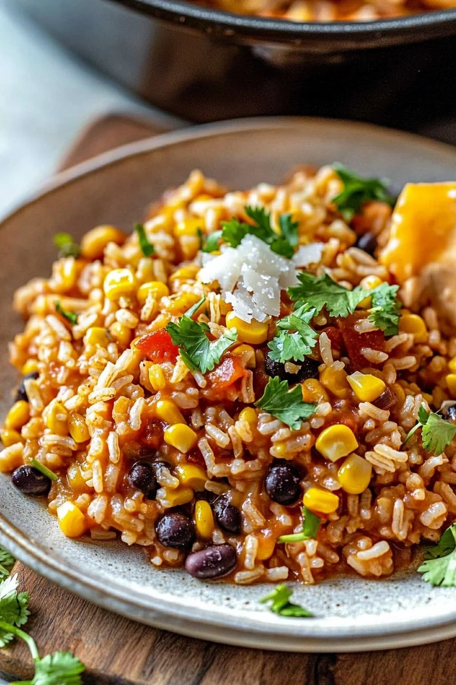 Best One Pot Mexican Rice Casserole