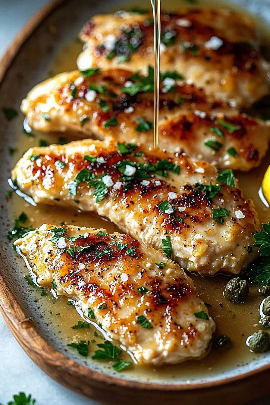 Chicken Piccata with Lemon Sauce