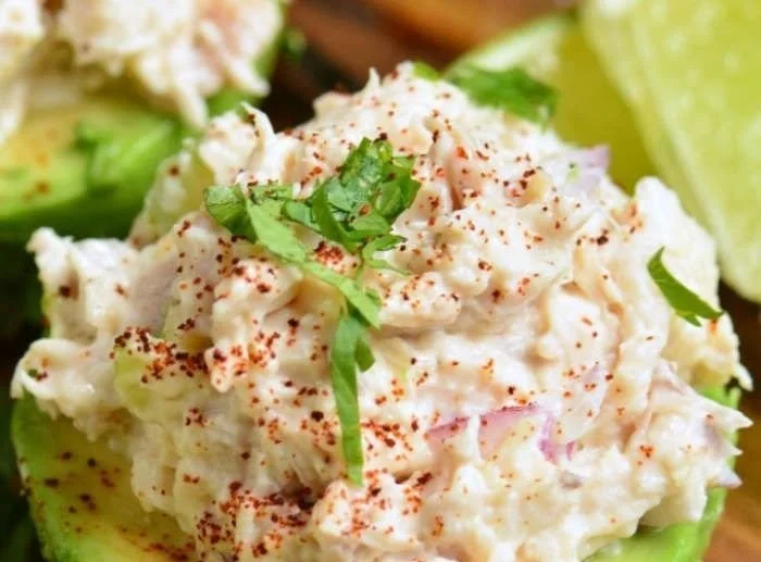 Chicken Salad Stuffed Avocado