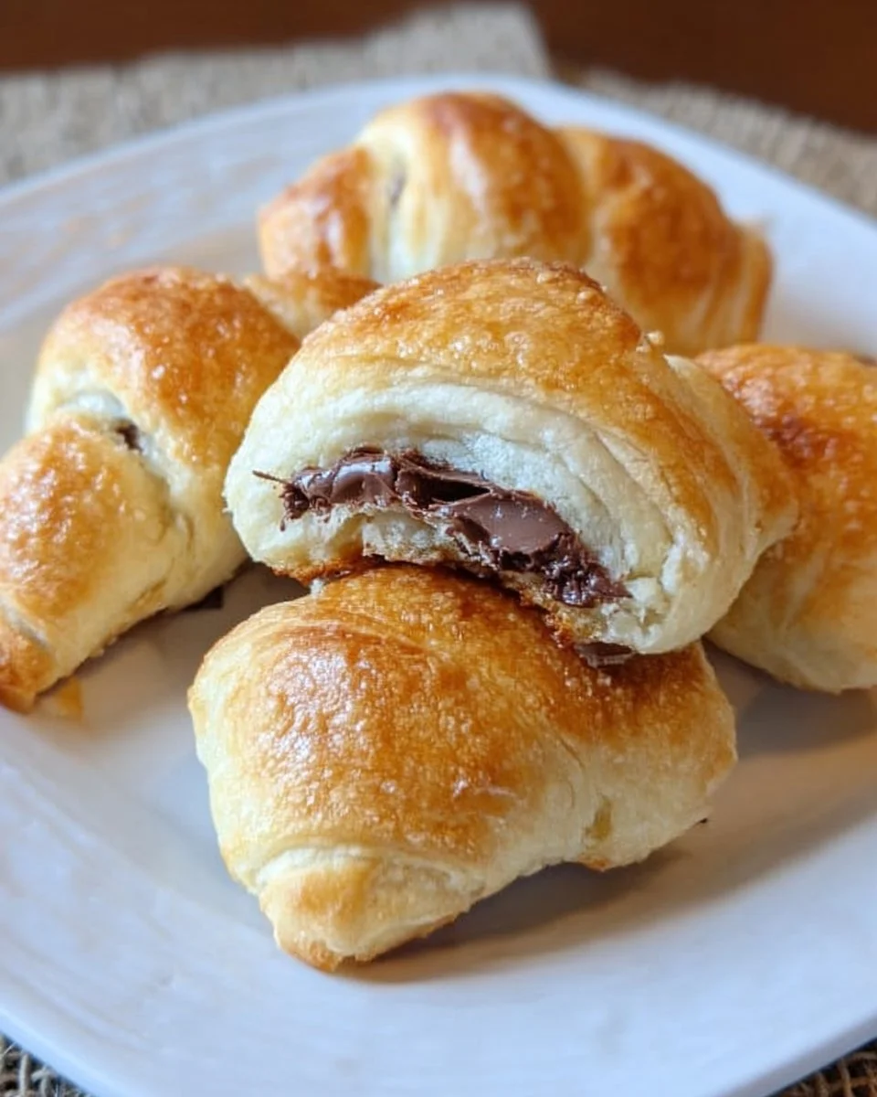 Chocolate Marshmallow Crescent Rolls