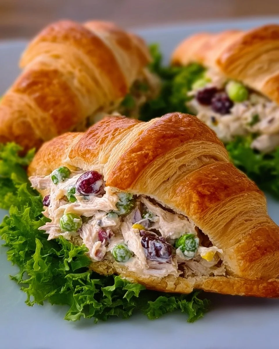 Classic Spring Chicken Salad Crescent Rolls
