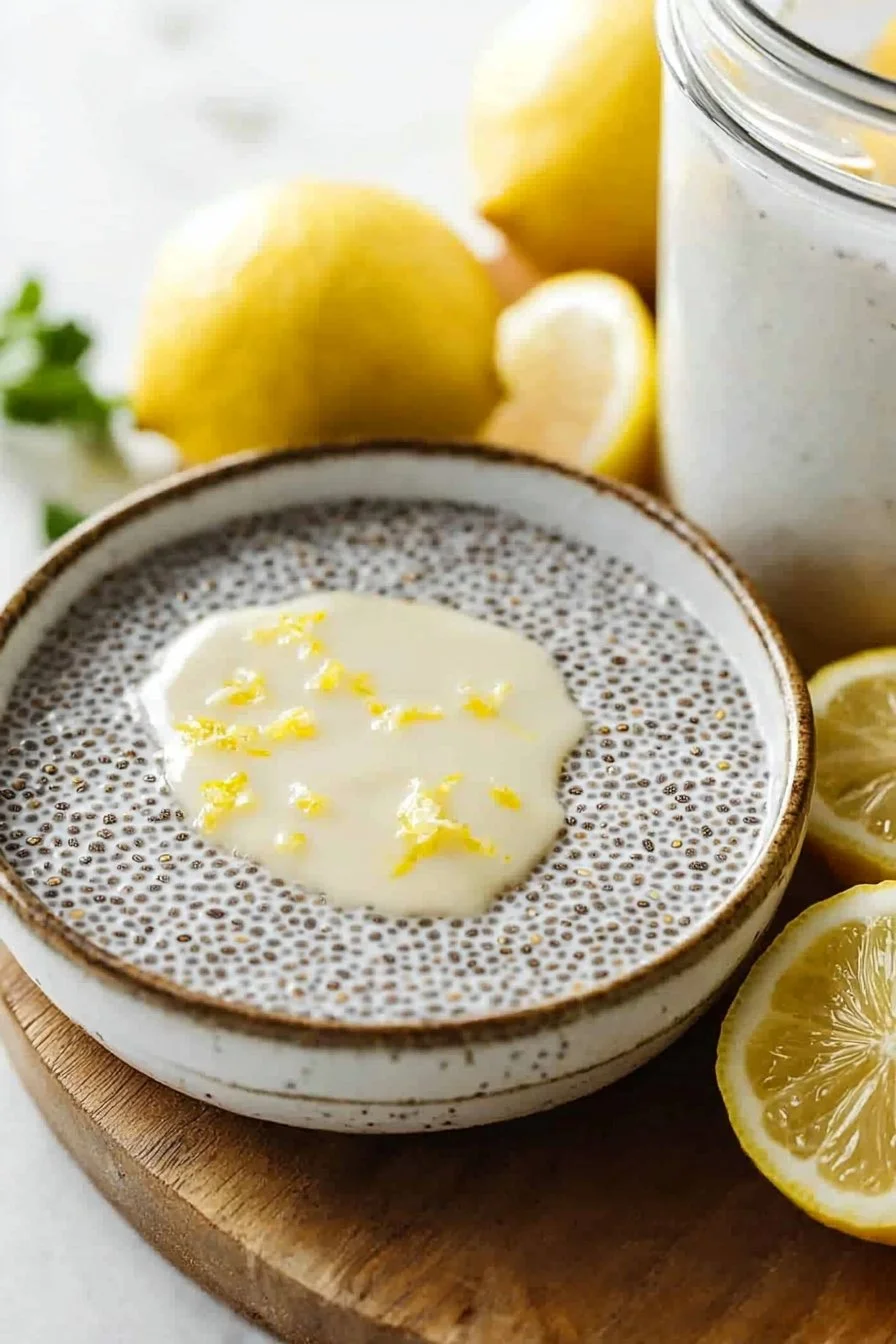 Creamy Lemon Chia Pudding