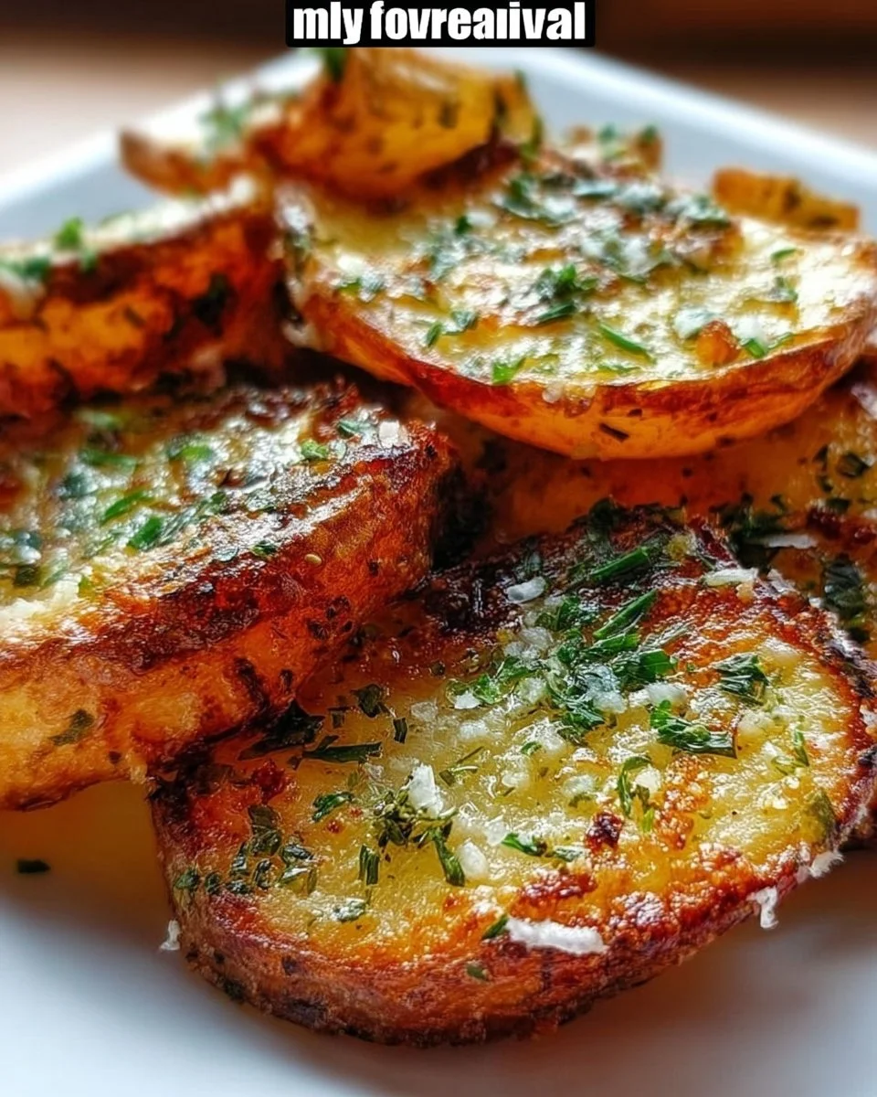 Crispy Garlic Herb Roasted Potato