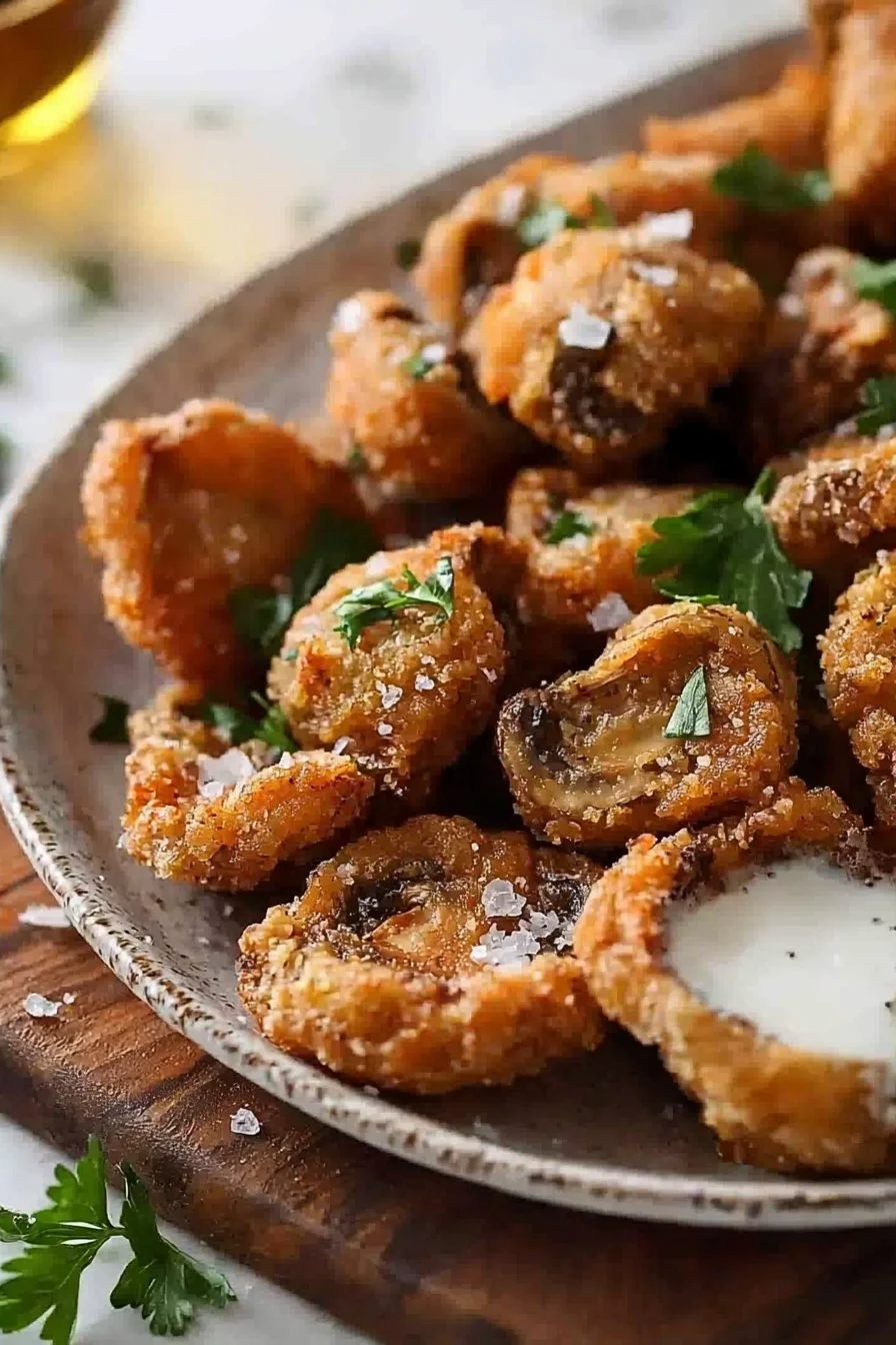 Fried Mushroom Appetizers