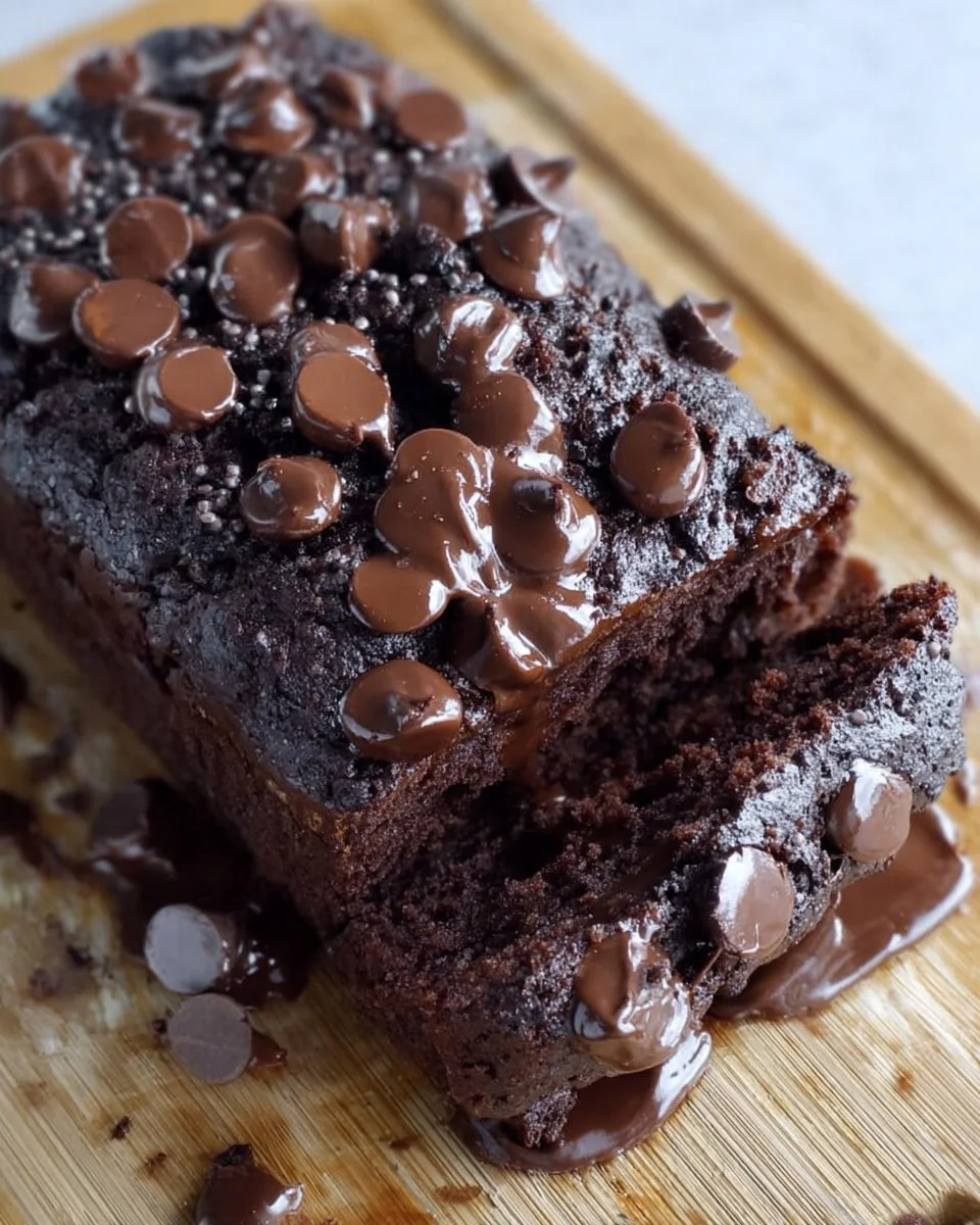 Healthy Chocolate Banana Bread