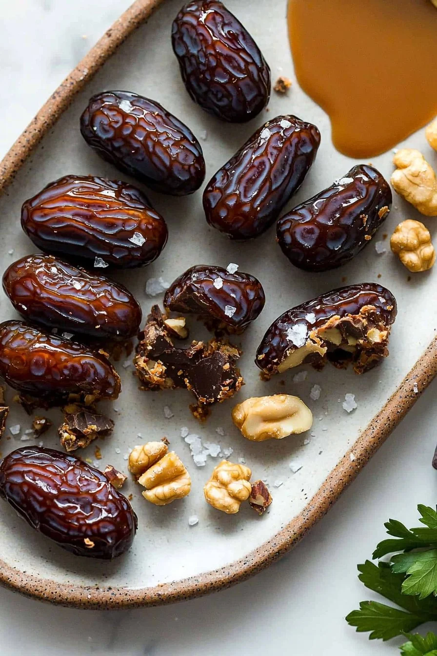 Homemade Date Chocolate Caramel Treat