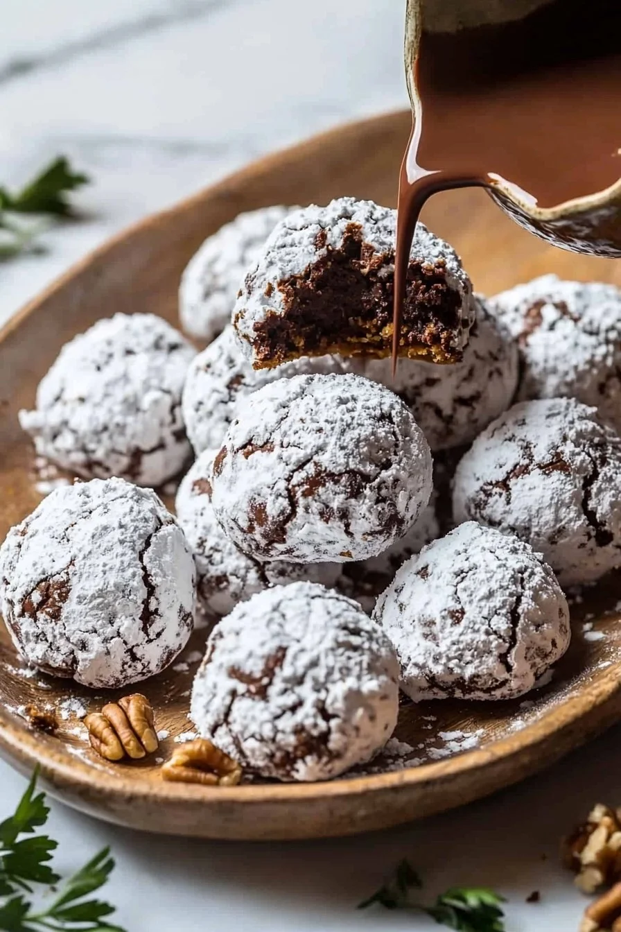 Irresistible Chocolate Snowball Cookies