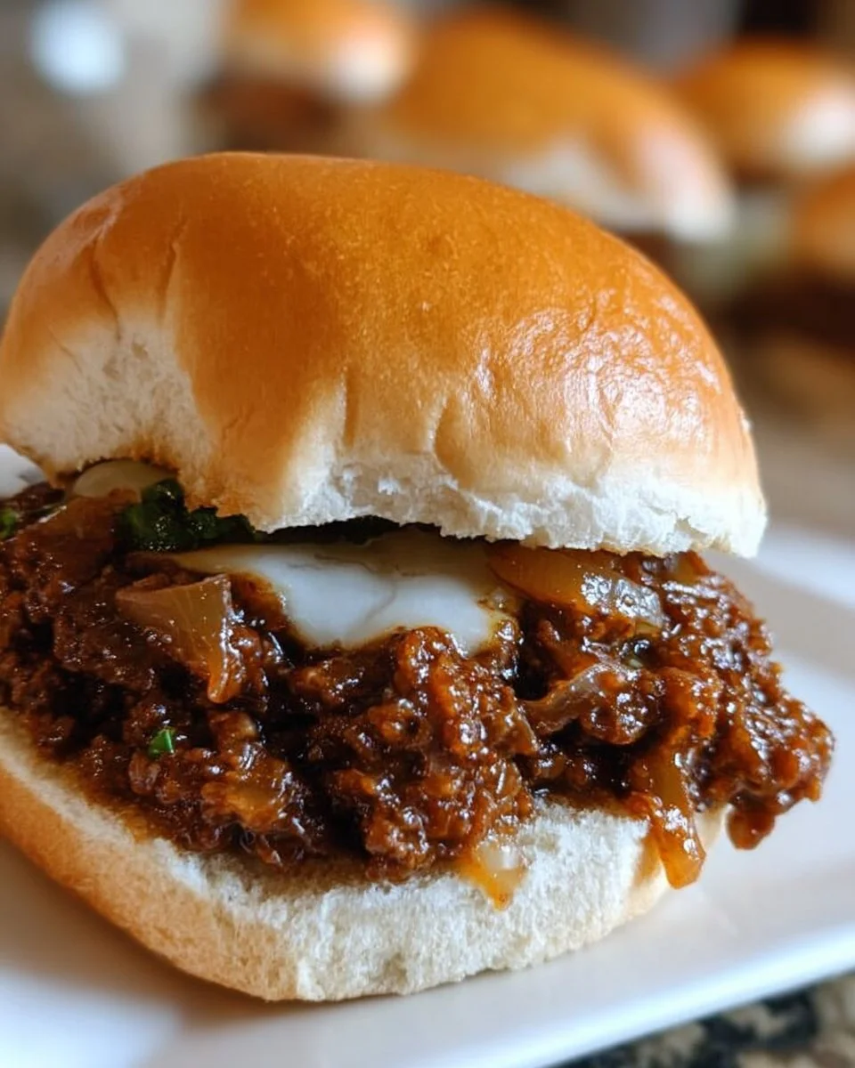 Irresistible French Onion Beef Sloppy Joes