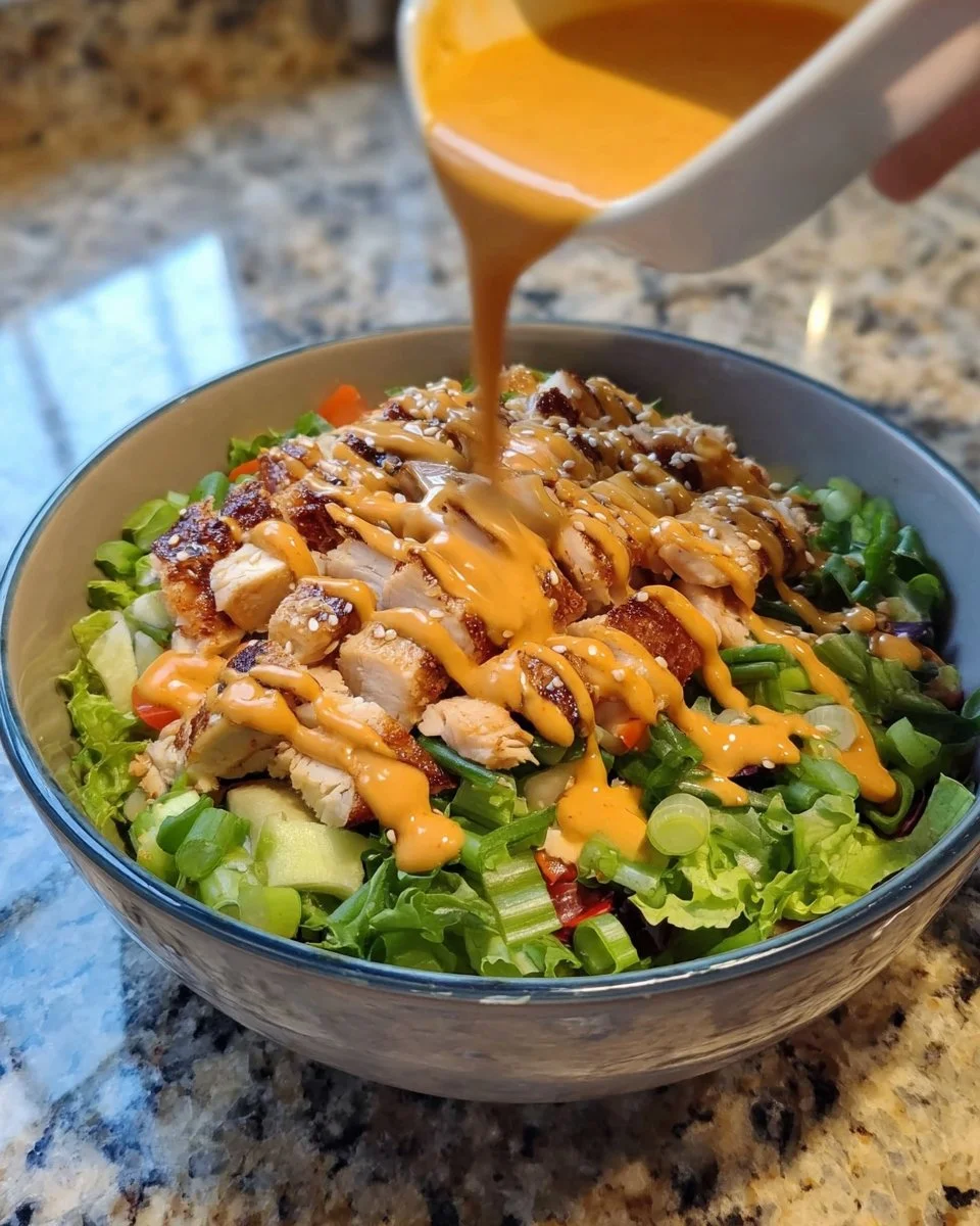 Korean BBQ Chicken Salad