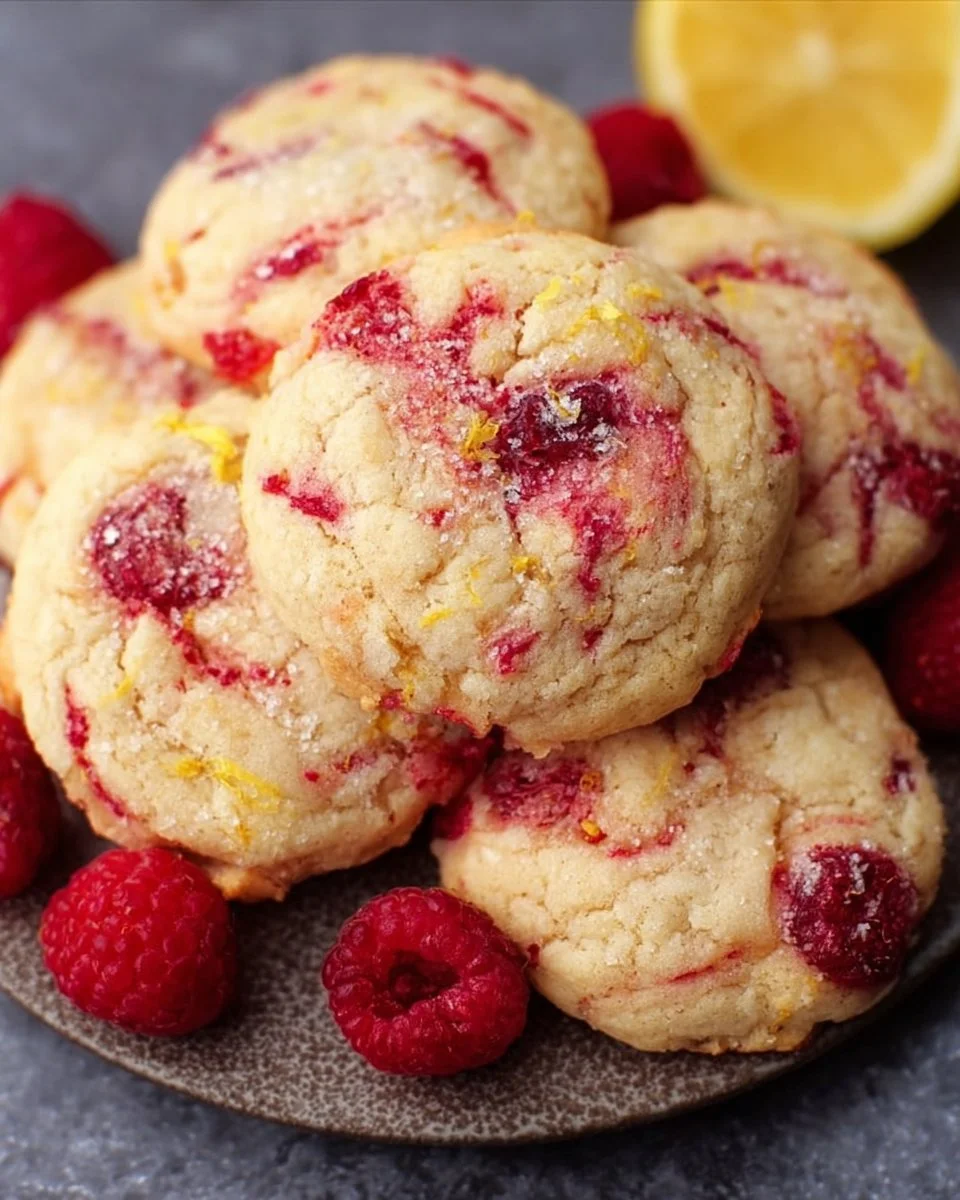 Lemon Raspberry Cookies