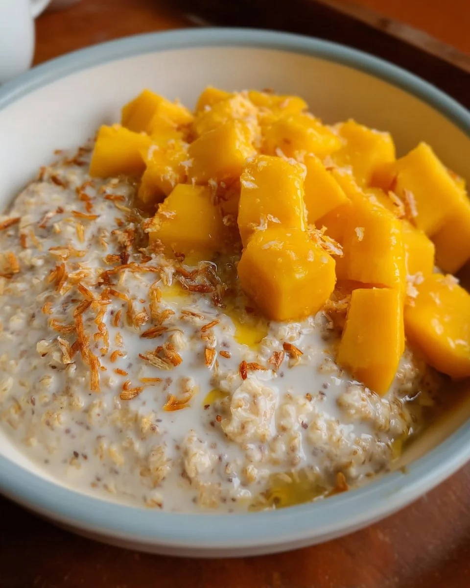 Mango Sticky Oatmeal