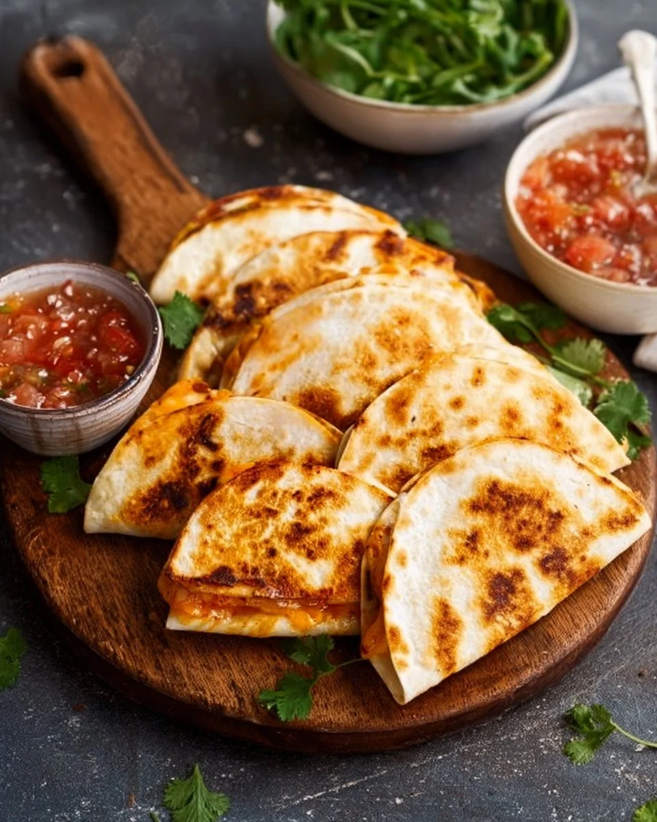 MINI CHICKEN QUESADILLAS