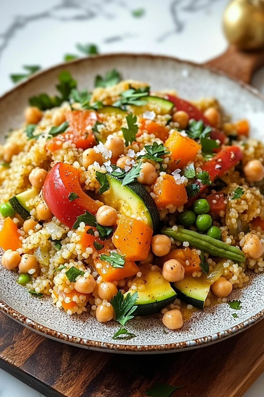 Moroccan Couscous with 7 Vegetables