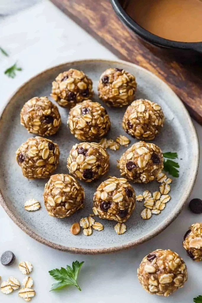 Healthy no-bake oatmeal energy balls for a quick energy boost