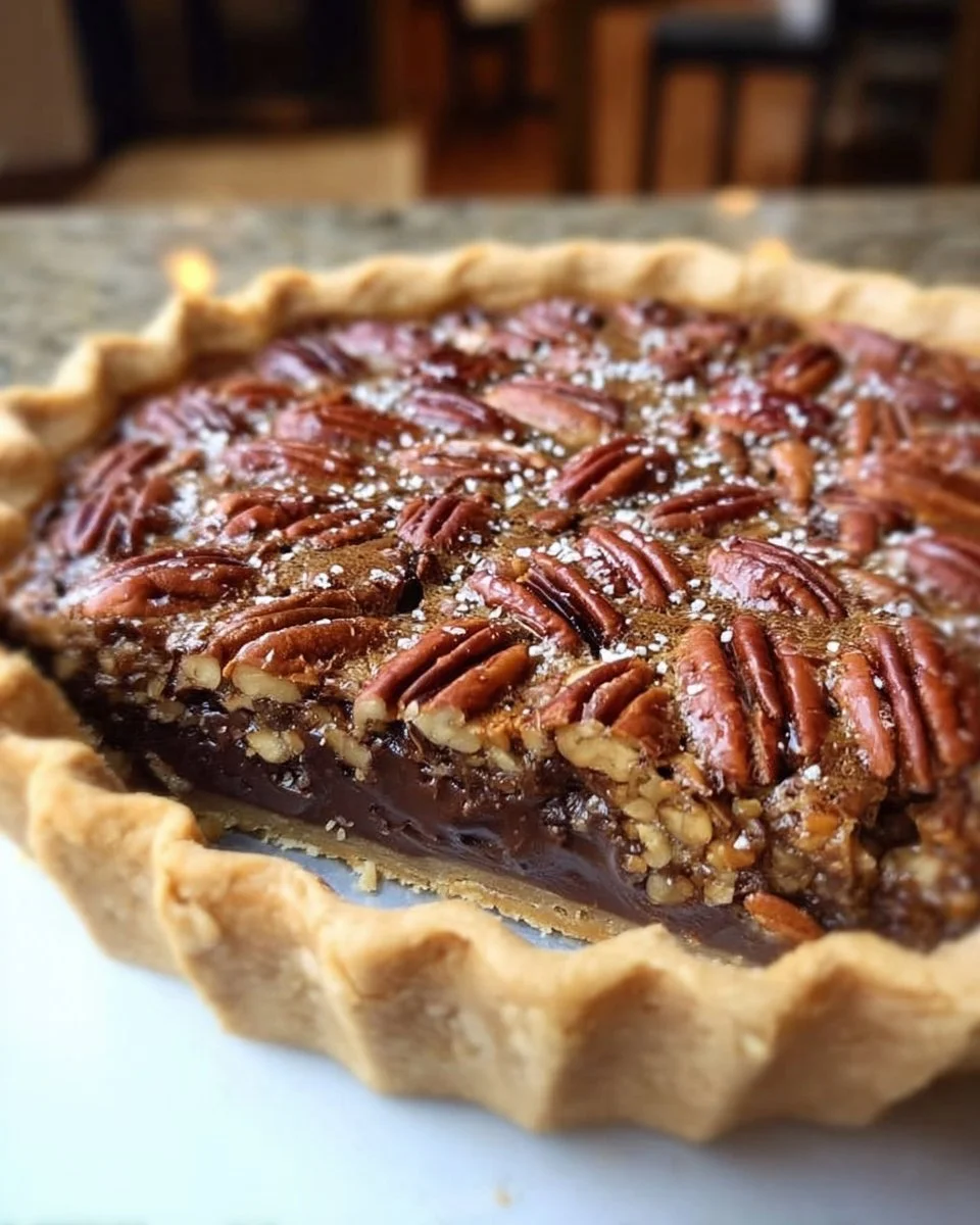 Rich & Decadent Texas Chocolate Pecan Pie