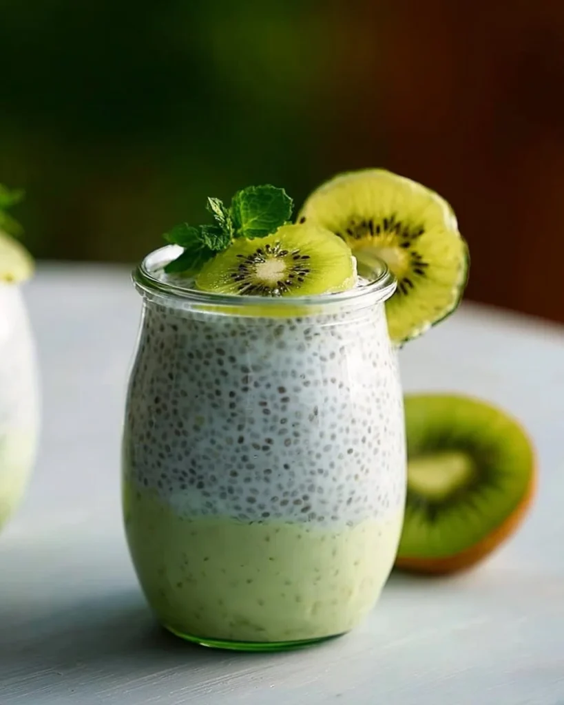 Delicious key lime chia seed pudding in a glass topped with lime zest