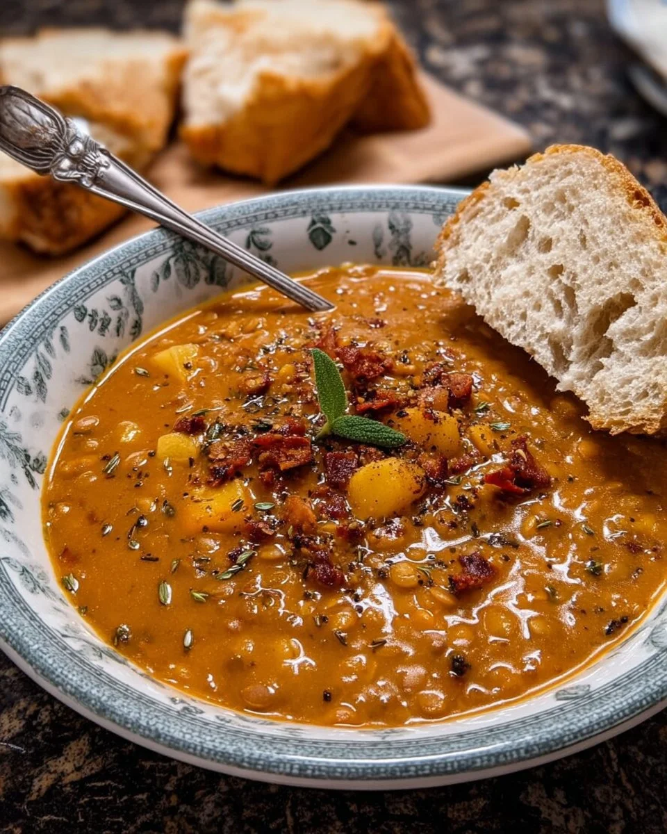 Sun Dried Tomato Lentil Soup
