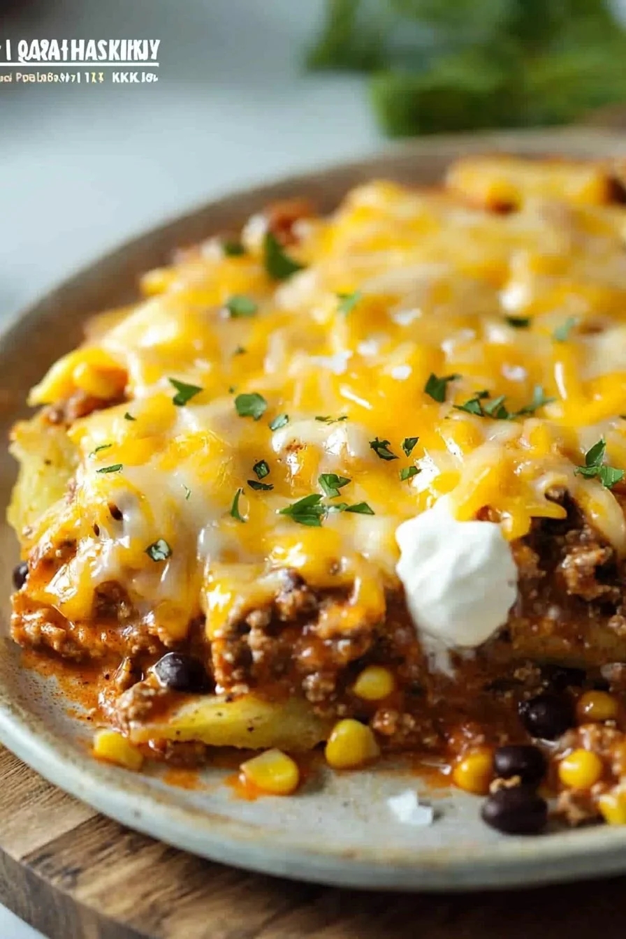 Taco Crock Pot Hashbrown Casserole