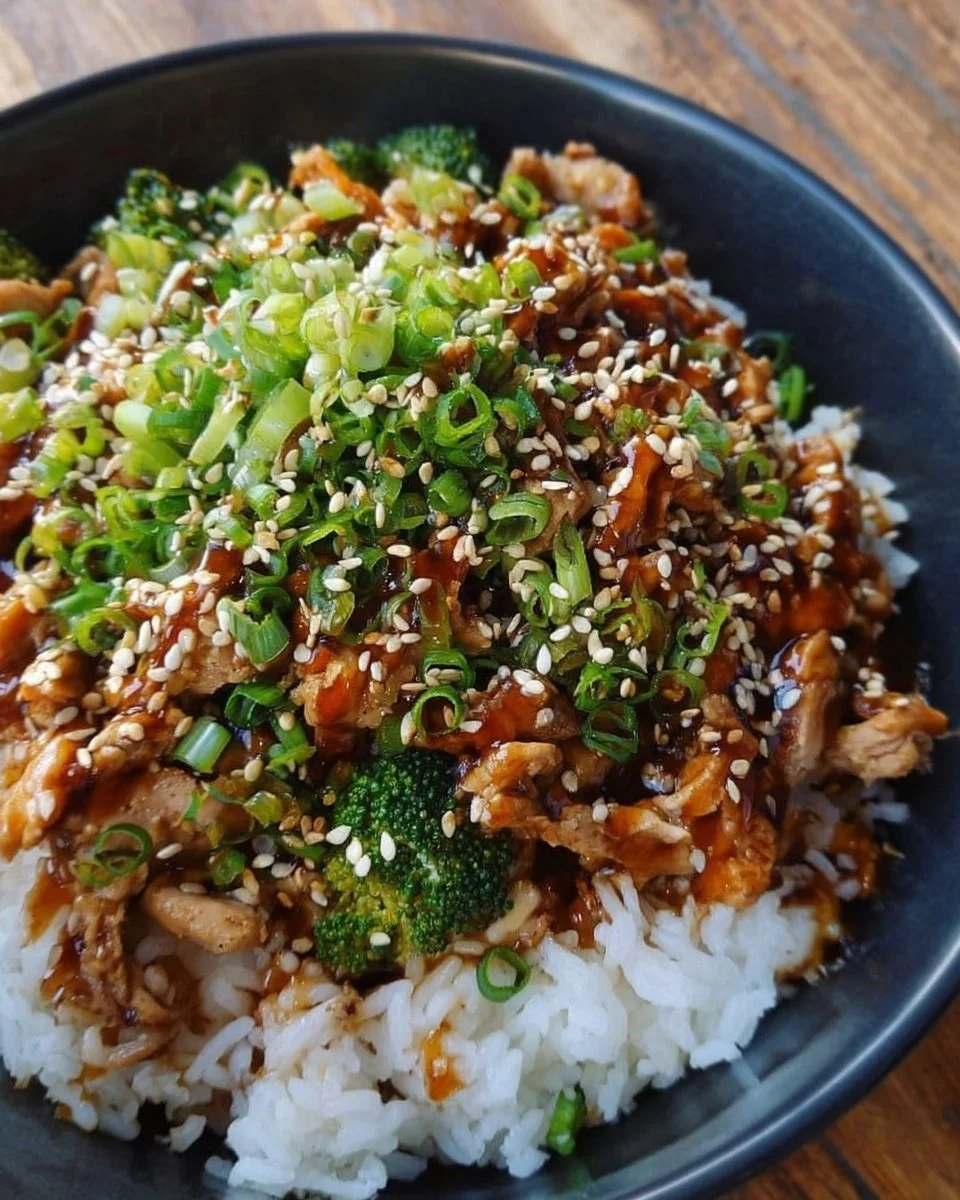 Teriyaki Turkey Rice Bowl