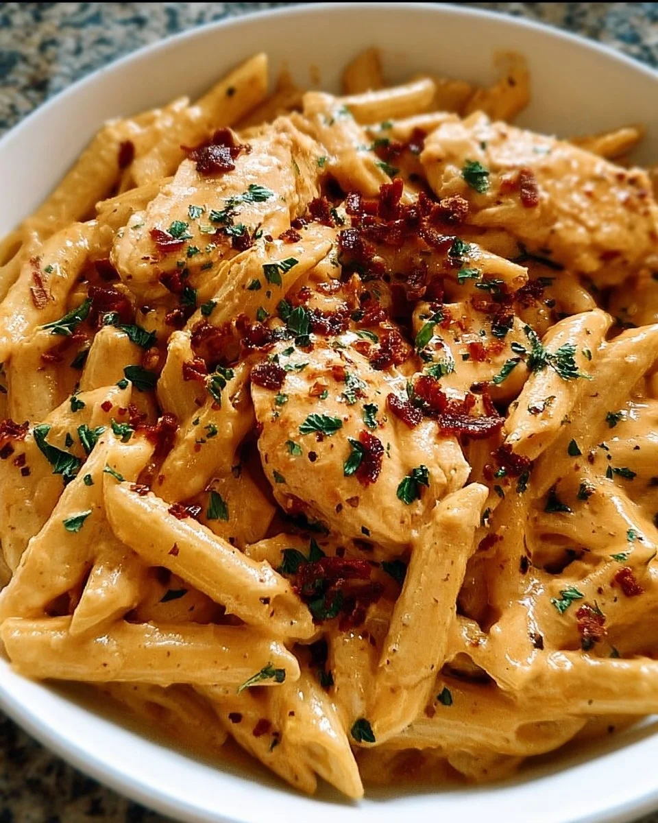 The Best Creamy Sun-Dried Tomato Chicken Pasta