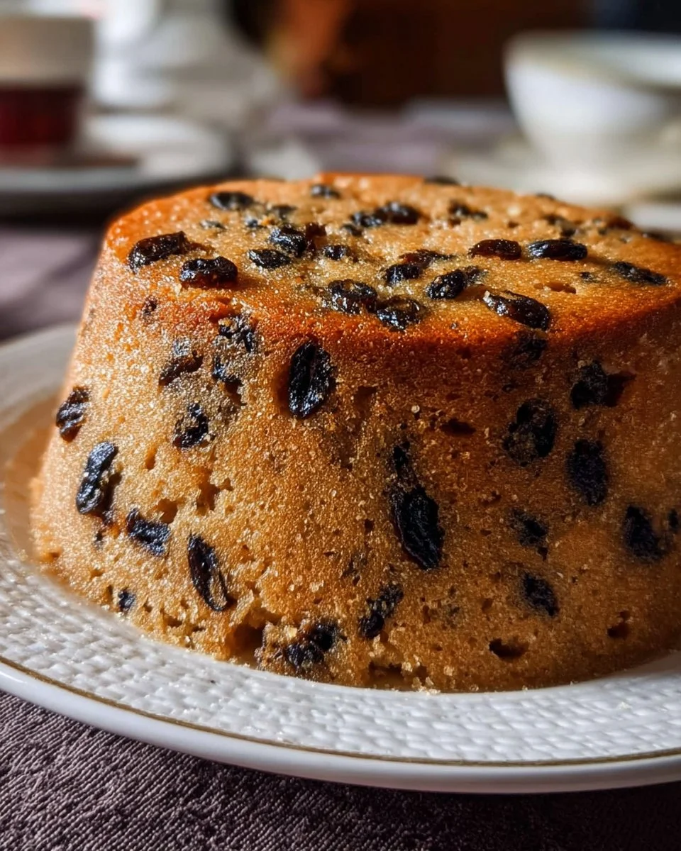 Vegan Spotted Raisin Cake