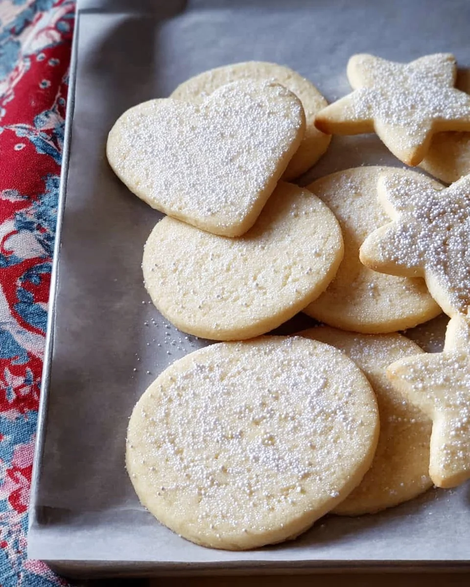 Vegan Vanilla Sugar Cookies