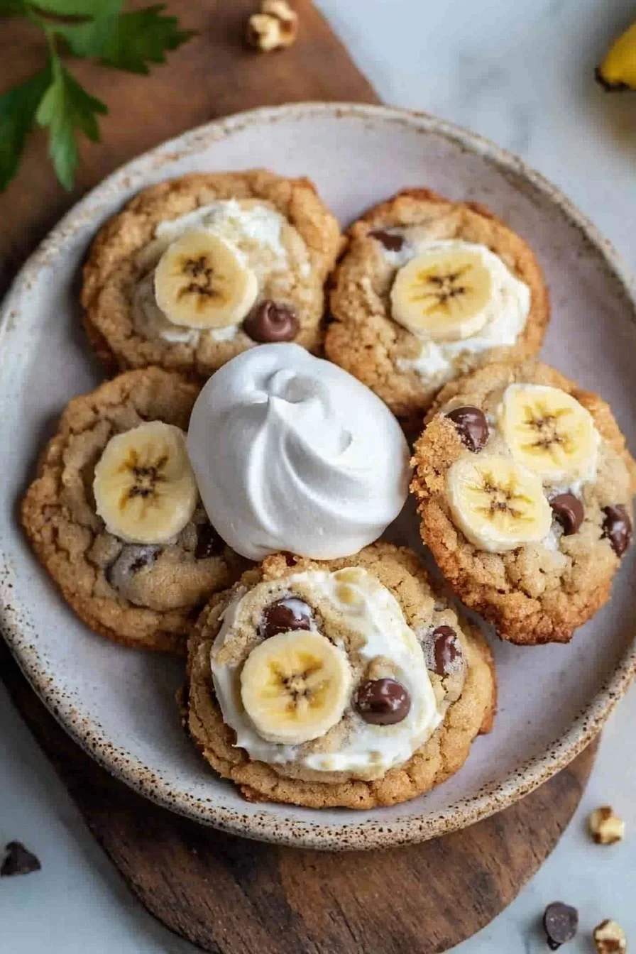 Banana Cream Pie Cookies