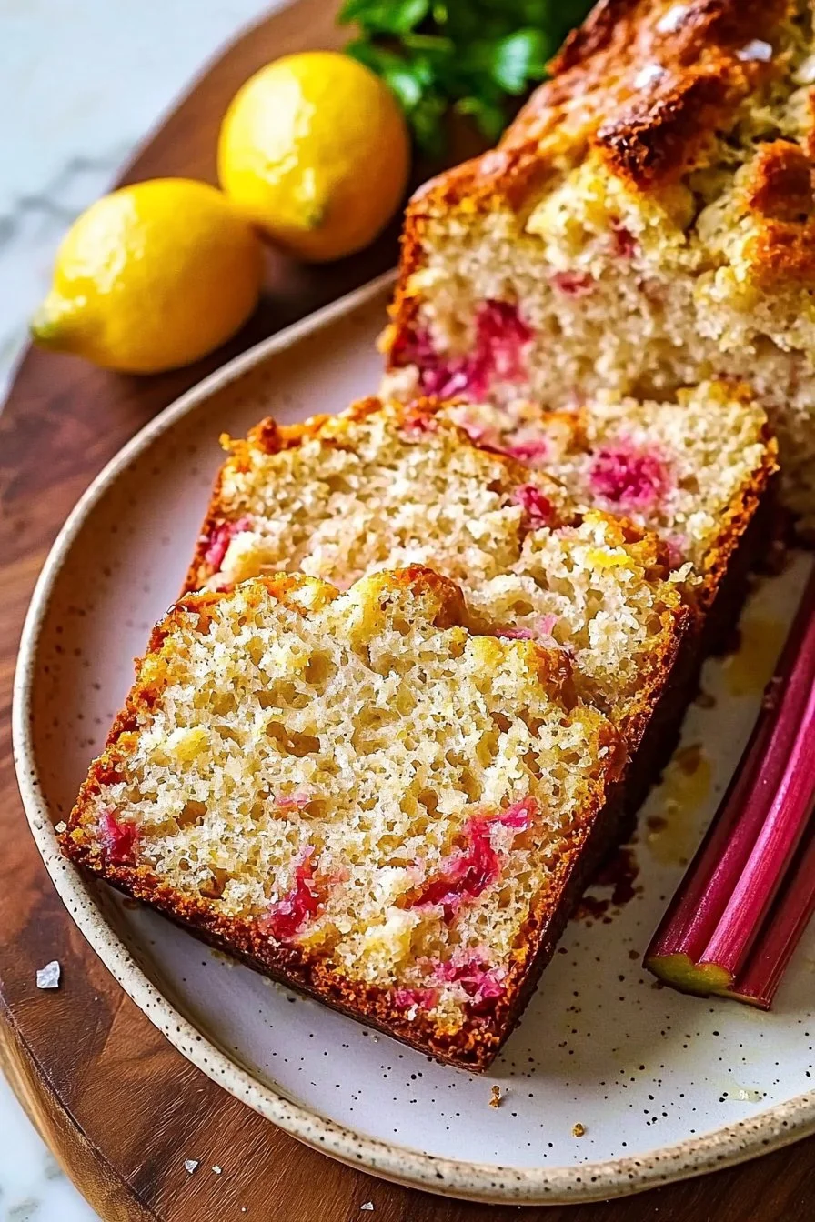 Best Lemon Rhubarb Bread