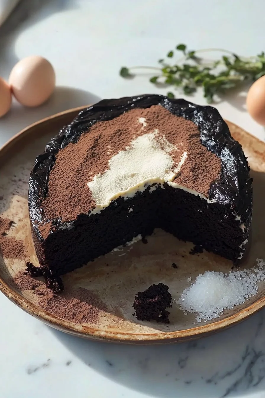 Black Cocoa Cake