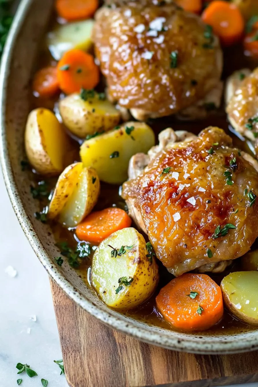 Braised Chicken with Carrots and Potatoes
