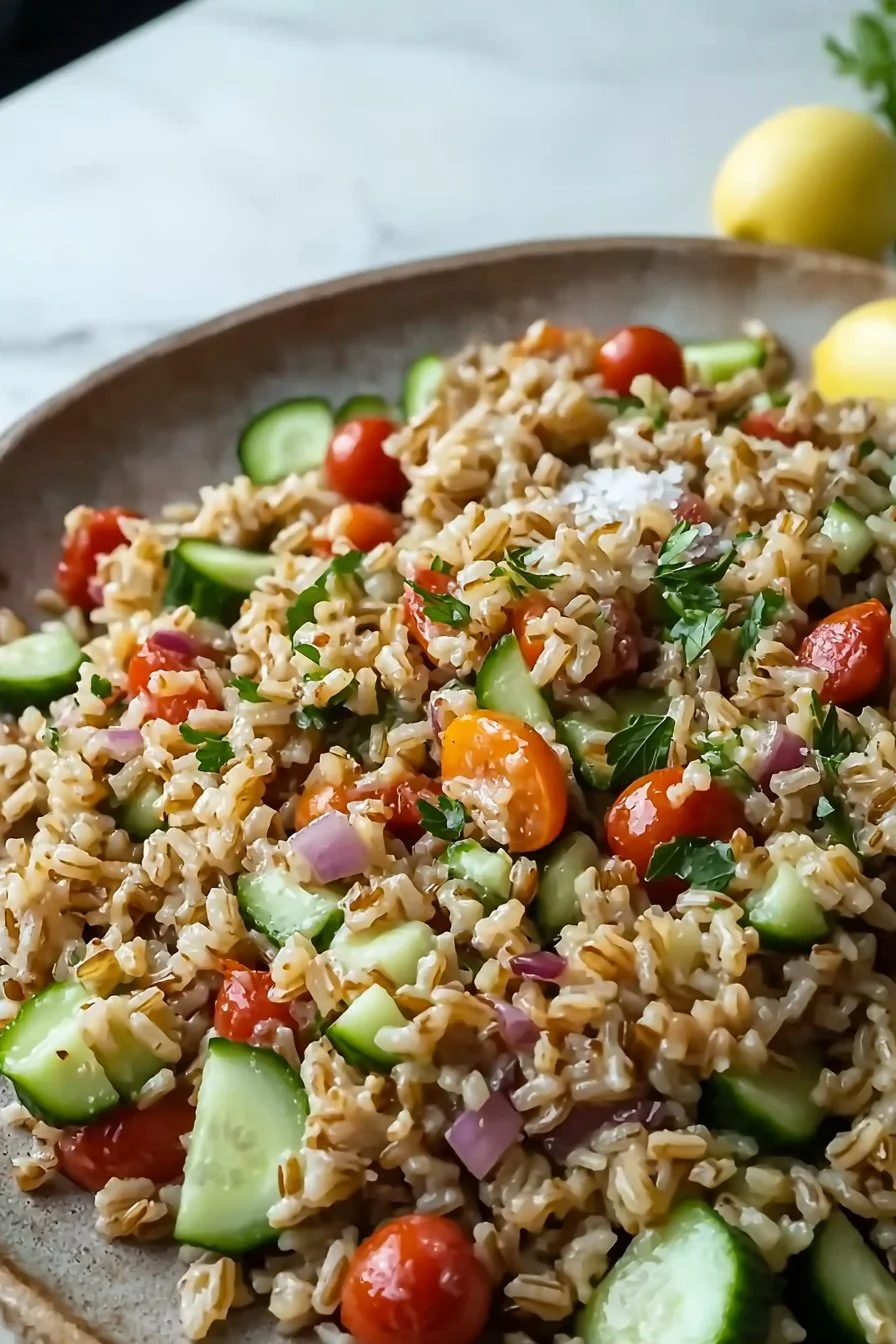 Brown Rice Salad