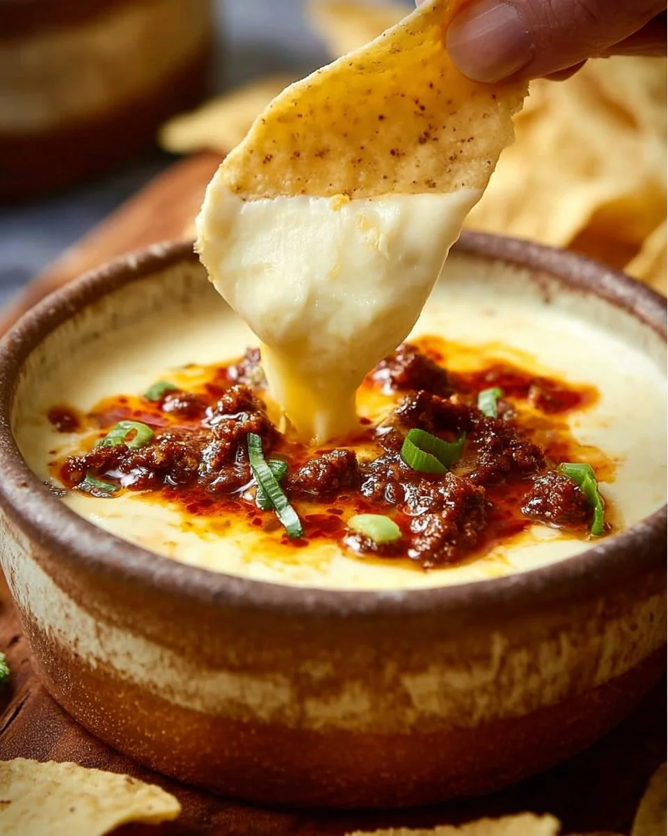 Cheese Dip with Chorizo