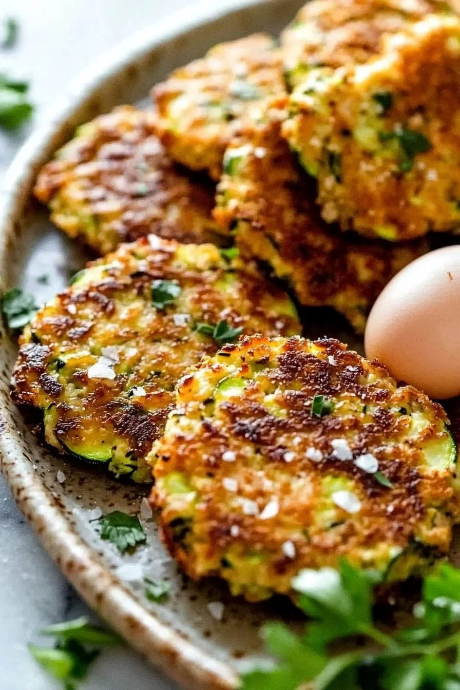 Chicken Zucchini Fritters