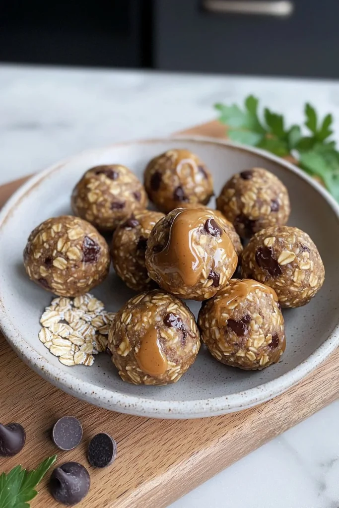 Choc Chip Protein Balls packed with protein for a healthy snack