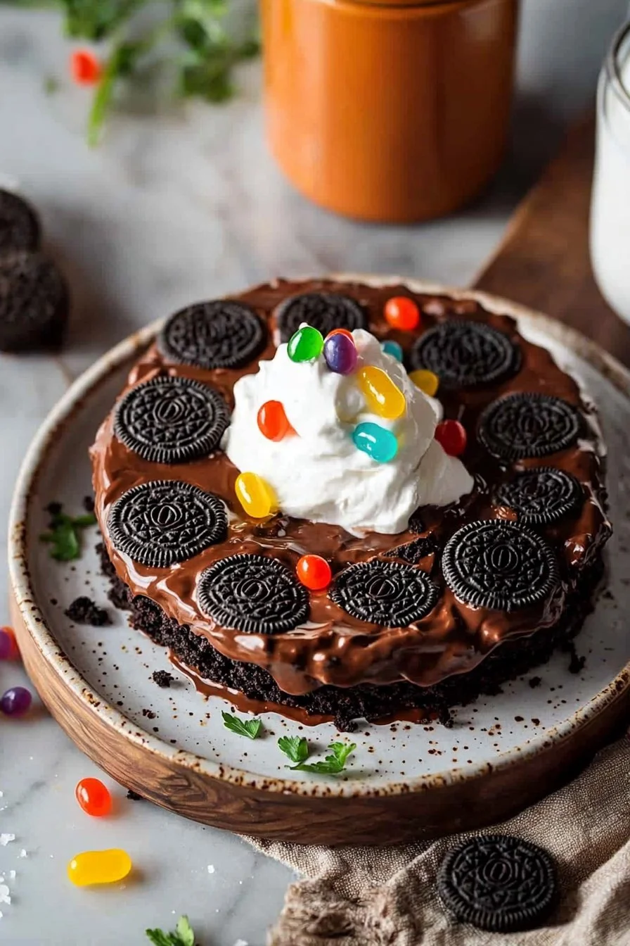 Chocolate Oreo Dirt Cake