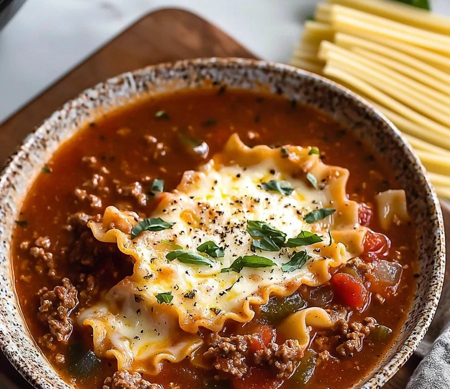 Crockpot Lasagna Soup