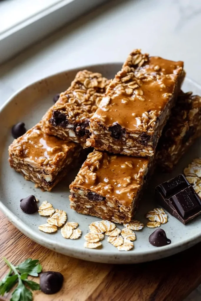 Easy no-bake protein bars made with 5 simple ingredients