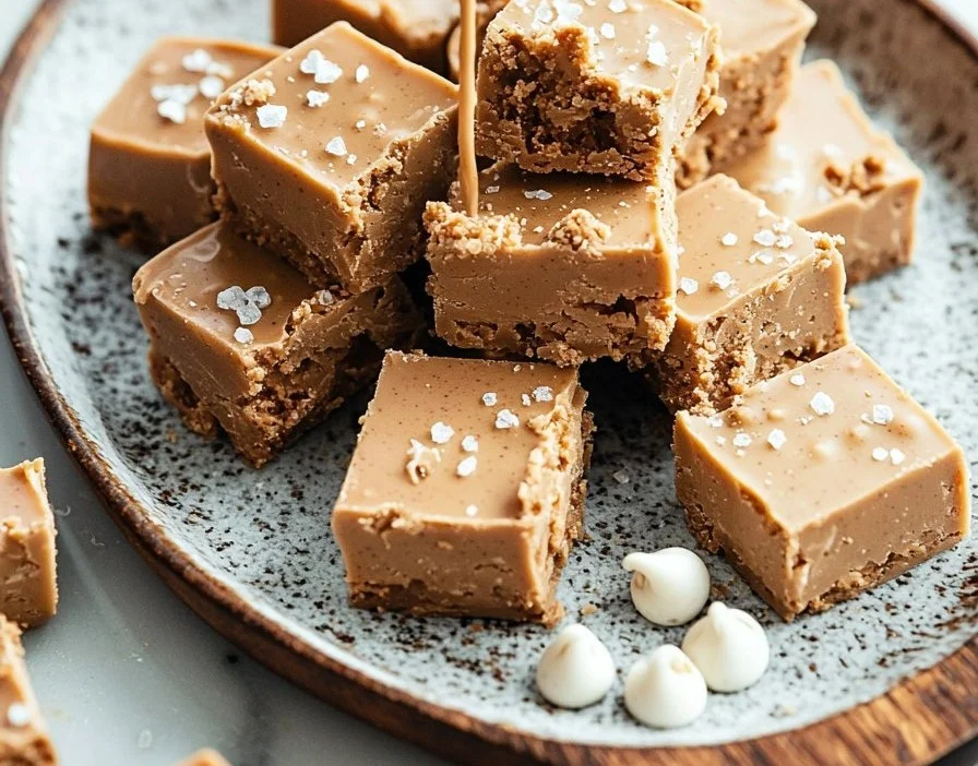 Deliciously creamy easy Biscoff fudge made with Biscoff cookies.