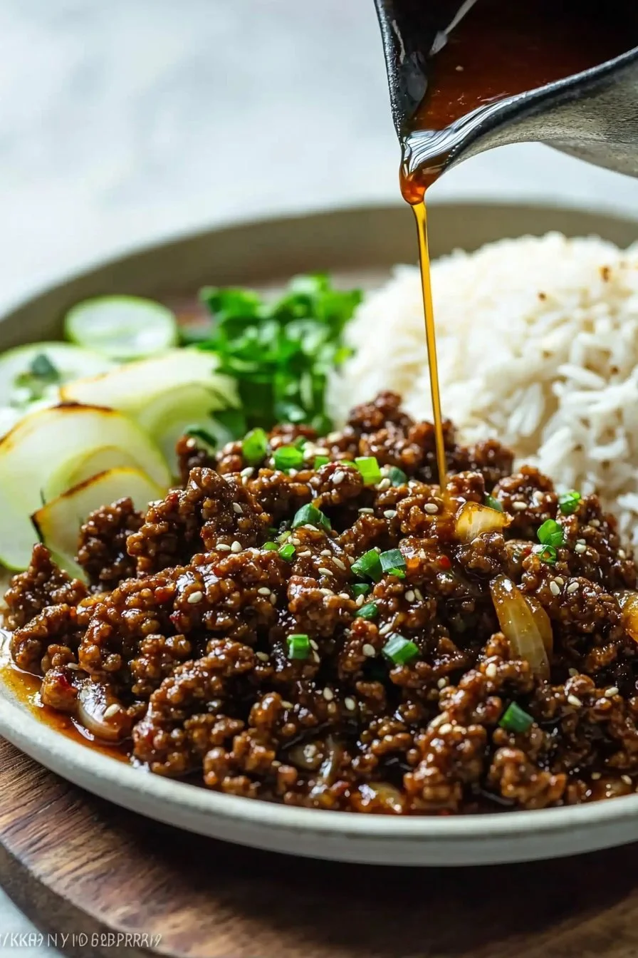 Easy Ground Beef Bulgogi