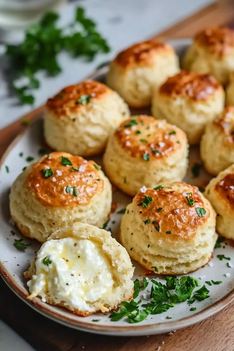 Garlic Butter Cheese Bombs