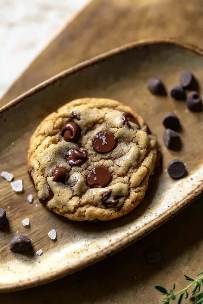 Gooey chocolate chip cookies fresh out of the oven