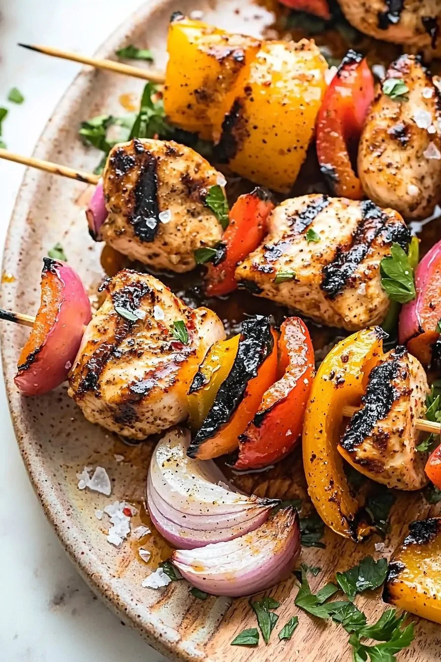 Grilled Chicken Kabobs