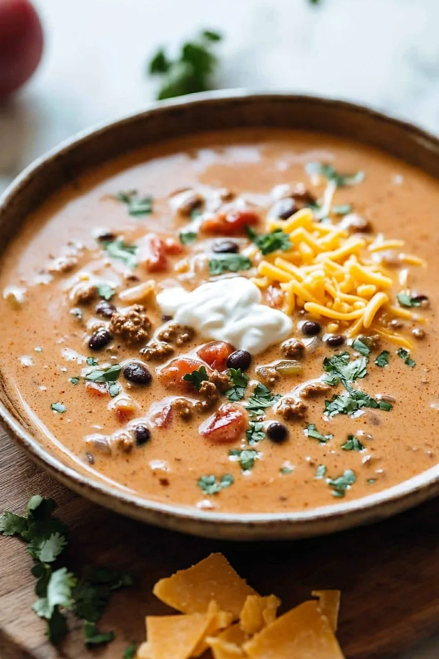 Hearty Creamy Taco Soup