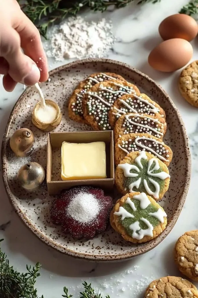 Holiday Butter Cookie Box filled with rich and delicious butter cookies