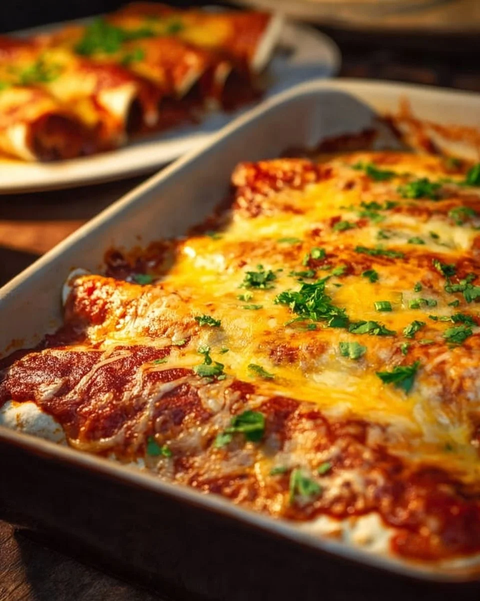 Homemade Beef Enchiladas