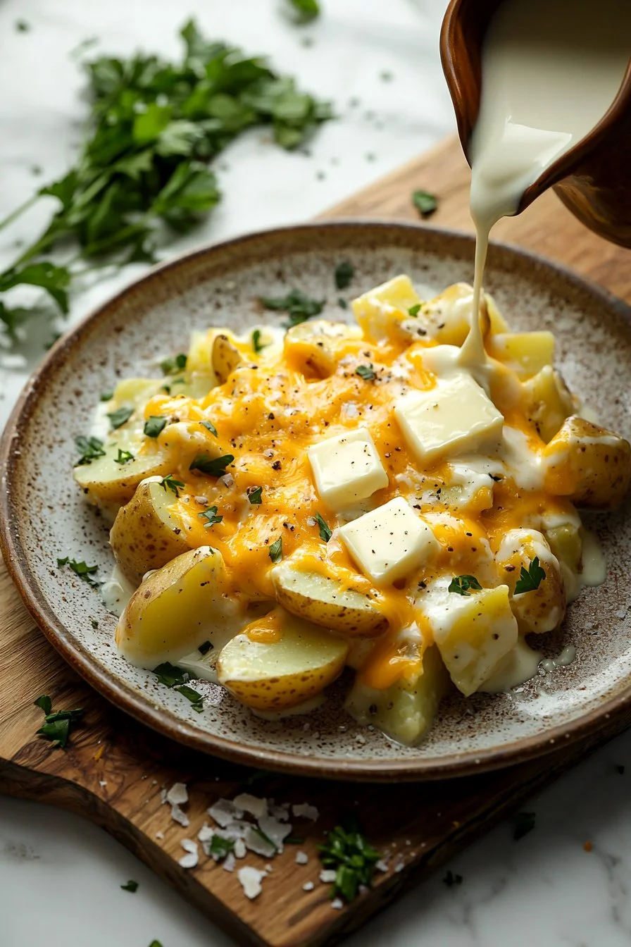 Homemade Cheesy Potato Casserole